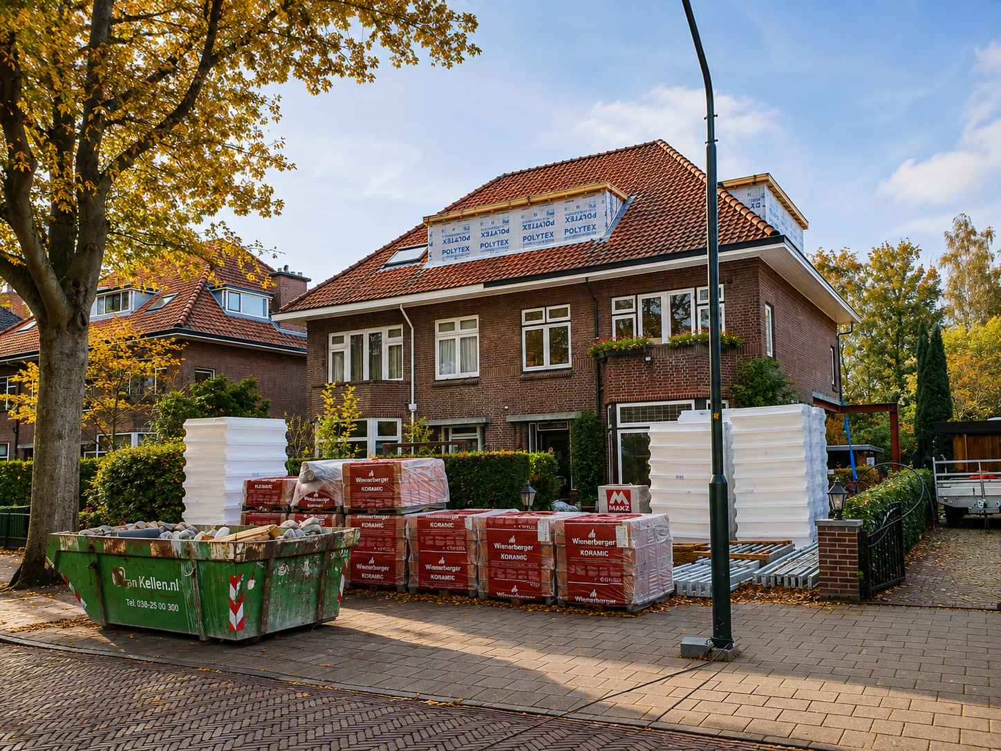 Eindresultaat van woningrenovatie en uitbreiding in Voorburg